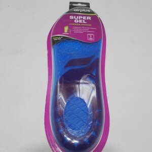 NEW AIRPLUS SUPER GEL CUSHION INSOLES WOMEN'S SIZE 5-11 SHOCK ABSORPTION 👩